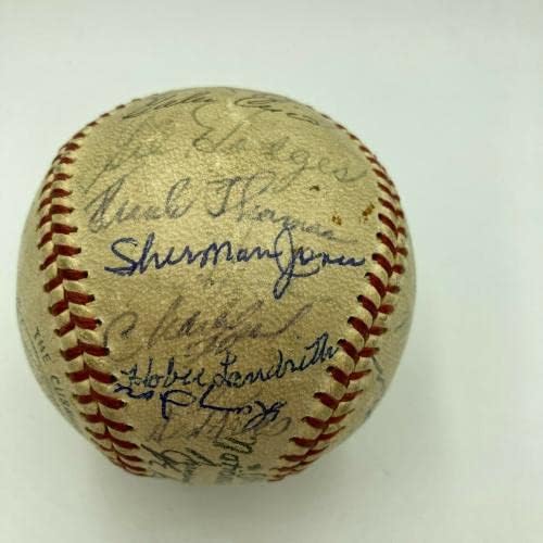 1962 New York Mets Açılış Sezonu Takımı, Gil Hodges JSA COA İmzalı Beyzbol Topları ile Beyzbol İmzaladı