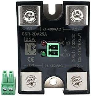 LEMIL 10A 25A 40A Dc Kontrol Ac Çift Kontrol Dualc Tek Çıkış Kontrolü Tek Fazlı Solid State Röle 1 Adet (boyut: Tek