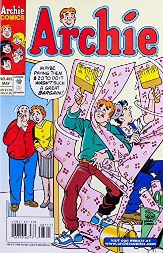 Archie 483 VF / NM; Archie çizgi roman / Resim Kapağı