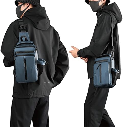 Anti Hırsızlık Crossbody Sırt Çantası omuz tek kollu çanta Erkekler Kadınlar için, Hafif Bir Kayış Motosiklet askılı