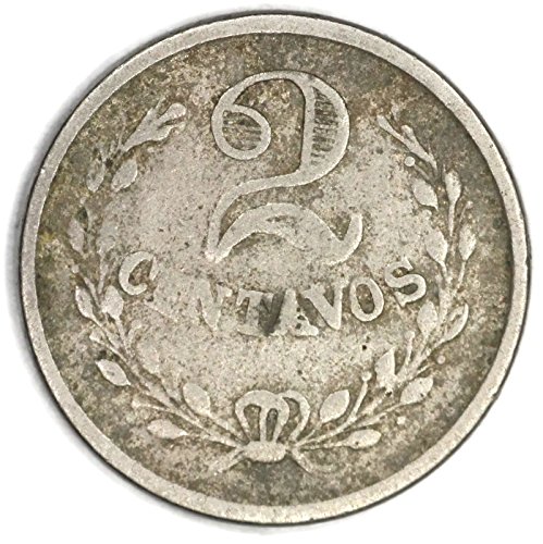 1921 CO Kolombiya Leprosarium Sikkeleri 2 Centavos İyi