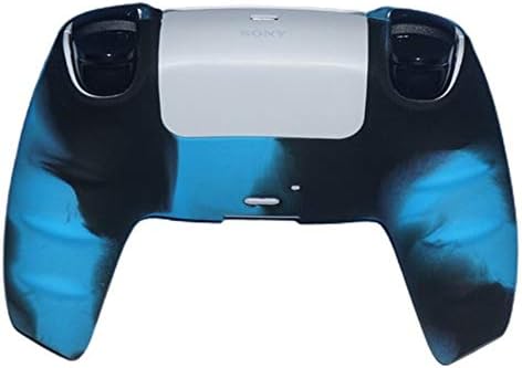 Hiçbiri / Marka Kamuflaj Silikon Koruyucu Kılıf Cilt İçin Playstation 5 İle 2 Joystick Caps Kiti,siutable İçin PS5