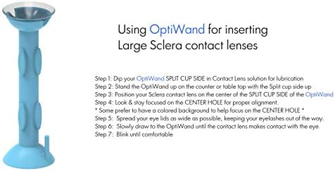 OptiWand Yumuşak Kontakt Lens Takma ve Çıkarma Aleti. Yumuşak Lensi Sıkıştırmaya Yardımcı Olacaktır. Bu, Lensi yumuşak