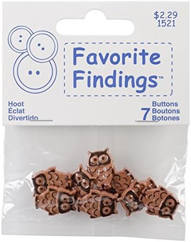 Blumenthal Lansing Favori Bulgular Düğmeleri, Yuh, Kahverengi, 7'li Paket