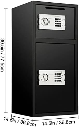 DSHGDJF Çift Kapı Kasa Gizli Gizli Kumbara Çelik Ayrı Depolama Alanı Elektronik Kilit Kullanımı