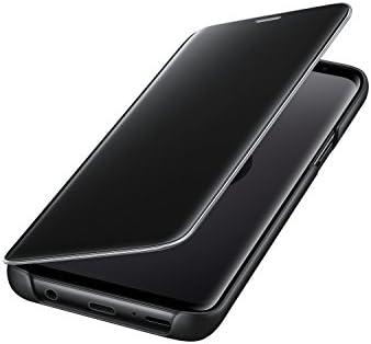 Samsung Galaxy S9 için Resmi Orijinal Samsung Clear View Kapak Kılıfı - Siyah (EF-ZG960CBEGWW)