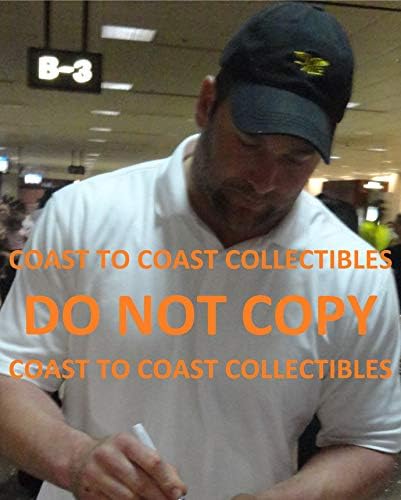 Justin Smith Cincinnati Bengals imzalı 8x10 fotoğraf kanıtı COA imzaladı