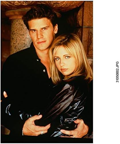 Vampir Avcısı Buffy (TV Dizisi 1997-2003) 8 inç x 10 inç FOTOĞRAF Sarah Michelle Gellar, Hıps Up'tan David Boreanaz