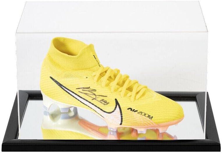 Bruno Fernandes İmzalı Futbol Ayakkabısı-Nike, Sarı-Akrilik Vitrinde - İmzalı Futbol Topları