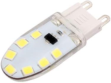 X-DREE AC 220 V 2 W G9 2835SMD LED Mısır Ampul 14-LED Silikon Lamba Kısılabilir Nötr Beyaz(AC 220 V 2 W G9 2835SMD