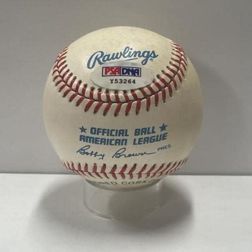 Bob Grim Resmi Tek İmzalı Beyzbol. Otomatik PSA İmzalı Beyzbol Topları