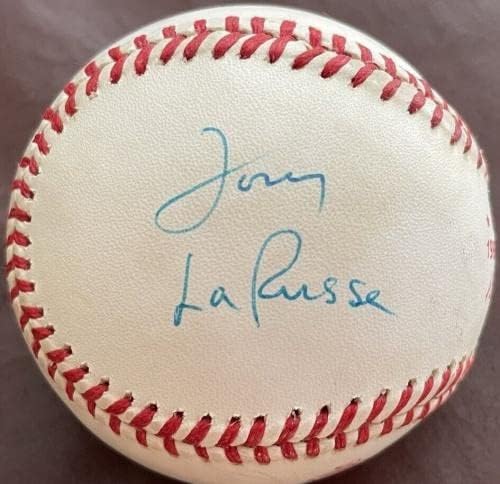 Tom Lasorda Tony La Russa imza otomatik 1988 Dünya Serisi Rawlings beyzbol JSA - İmzalı Beyzbol Topları