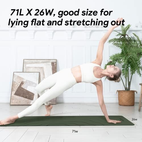 Wegym Premium Yoga Mat 4mm Kalın Büyük egzersiz matı kaymaz Anti-Gözyaşı Fitnesss Mat Erkek kadın Çevre Dostu Yoga