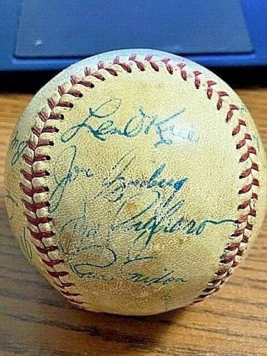 Vintage 1961 Red Sox 2 Takımı İmzalı Beyzbol İmzaladı! Mike Higgins, York! Jsa - İmzalı Beyzbol Topları