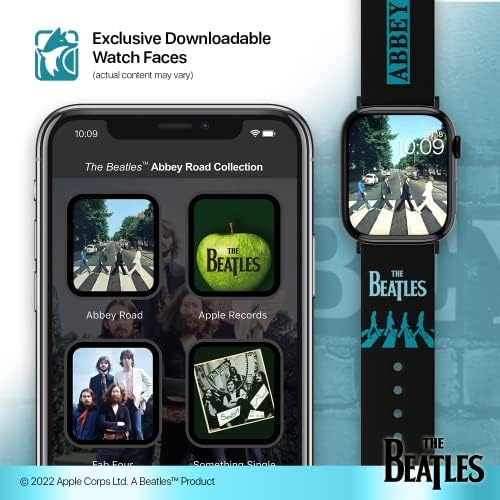 Beatles-Akıllı Saat Bandı-Resmi Lisanslı, Her Boyutta ve Apple Watch Serisiyle Uyumlu (saat dahil değildir)