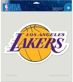 Onur Listesi Hatıra Los Angeles Lakers Kalıp Kesim Çıkartması-8 x 8 Renk