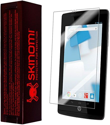 Skinomi Ekran Koruyucu ile Uyumlu HP Slate 7 Extreme Clear TechSkin TPU Kabarcık Önleyici HD Film