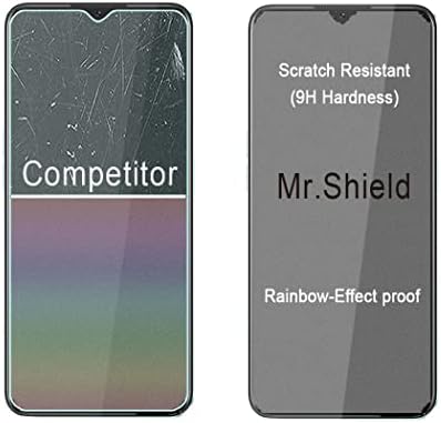 Mr. Shield [3'lü Paket] OnePlus Nord N300 5G için Tasarlandı [Maksimum Kapak Ekranı Sürümünü Yükseltin] [Temperli
