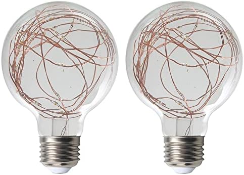 MaoTopCom G95 LED Peri Ampul, ampul Dekoratif Aydınlatma Lambası 4 W E27 Bankası 2200 K Sıcak Beyaz Vintage Edison