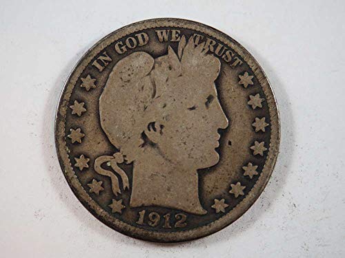 1912 S Berber Gümüşü Yarım Dolar Yarım Dolar Derecelendirilmemiş
