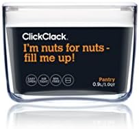 ClickClack Küp Saklama Kabı Seti 3, 1, 2 ve 3-1 / 2-Quart