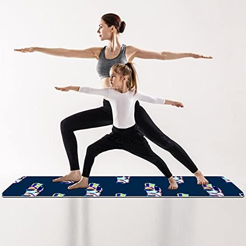 Otomatik Vücut Dikişsiz Desen Premium Kalın Yoga Mat Çevre Dostu Kauçuk Sağlık ve Fitness Her Türlü Egzersiz Yoga