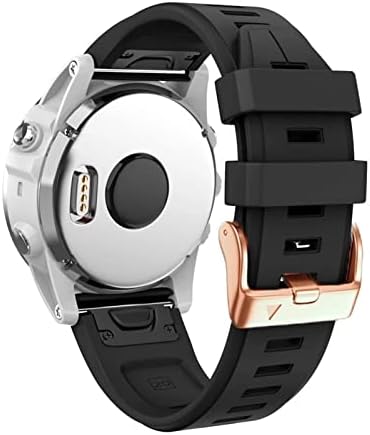 GHFHSG 20MM Silikon Hızlı Bırakma Watchband Kayışı Garmin Fenix 7S 6S Pro İzle Kolaylık Bilek Bandı Kayışı Fenix