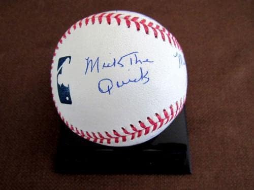 Mickey Rivers Mick Hızlı New York Yankees Stat İmzalı Otomatik Beyzbol Steiner İmzalı Beyzbol Topları