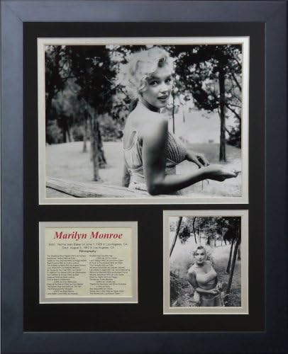 Efsaneler Asla Ölmez Marilyn Monroe Çit Çerçeveli Fotoğraf Kolajı, 11 x 14 inç