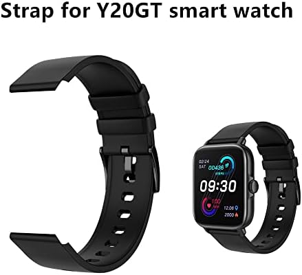 yıqungo Bantları ile Uyumlu WZWNEER Y20GT Smartwatch Yedek Silikon sapanlar Hiçbir Solma Spor Bilekliği WZWNEER Y20GT