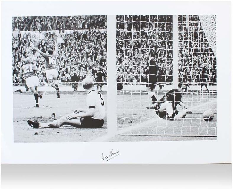 Martin Peters İmzalı İngiltere Fotoğrafı-1966 Dünya Kupası Final Golü İmzası-İmzalı Futbol Fotoğrafları