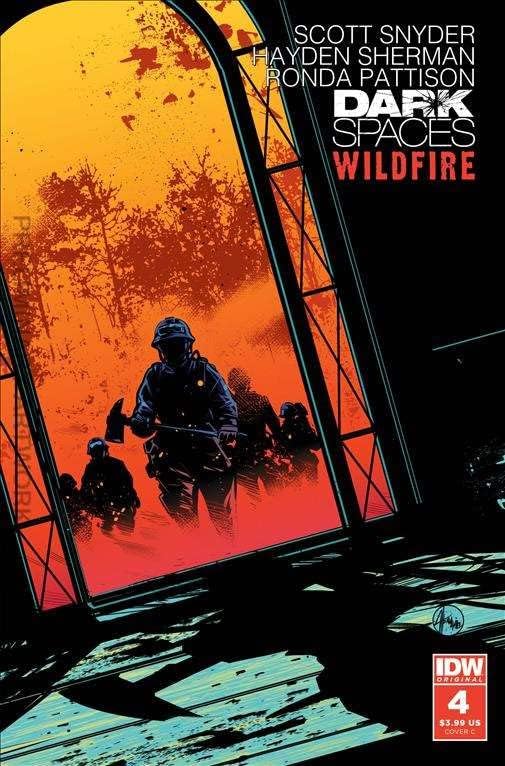 Karanlık Alanlar: Orman yangını 4C VF/NM; IDW çizgi romanı / Scott Snyder
