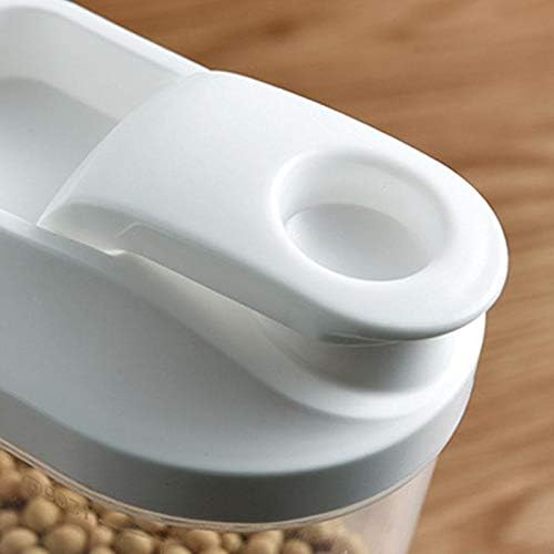 Vikenner Şeffaf Pirinç Kovası Saklama Kovası Mühürlü Gıda Saklama Kabı-mutfak ve Gıda Saklama Kabı-BPA İçermez-Un,