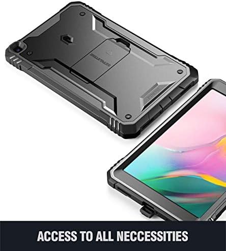 Galaxy Tab A 8.0 2019 (8.0 inç) Kickstandlı Sağlam Kılıf, SM - T290 SM-T295, Şiirsel Tam Vücut Darbeye Dayanıklı