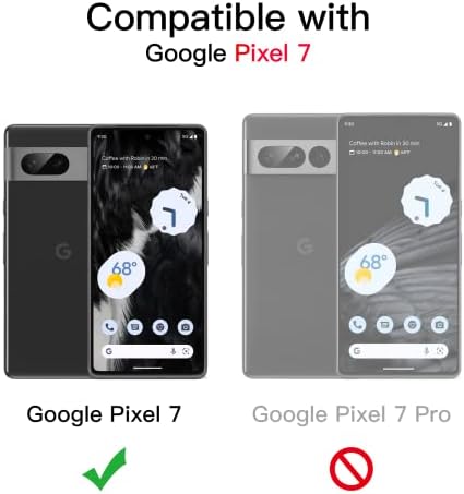 JETech Kılıf için Google Piksel 7, Darbeye Dayanıklı Telefon Tampon Kapak, Anti-Scratch Temizle Geri (Temizle)
