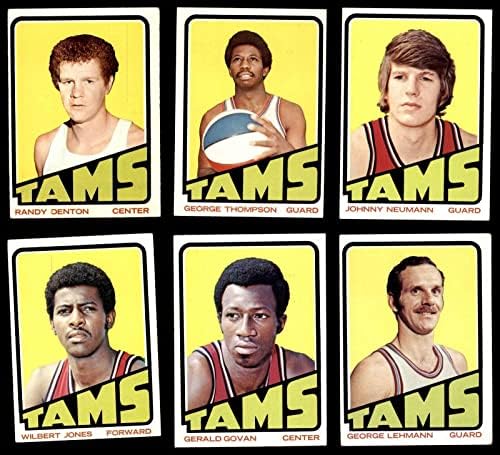1972-73 Topps Memphis Tams (Profesyoneller) Takım Seti 5 - ESKİ Basketbol Takımı Setleri